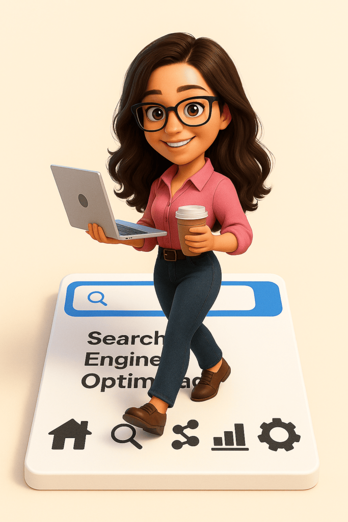 A professional SEO Specialist in the Philippines holding a laptop